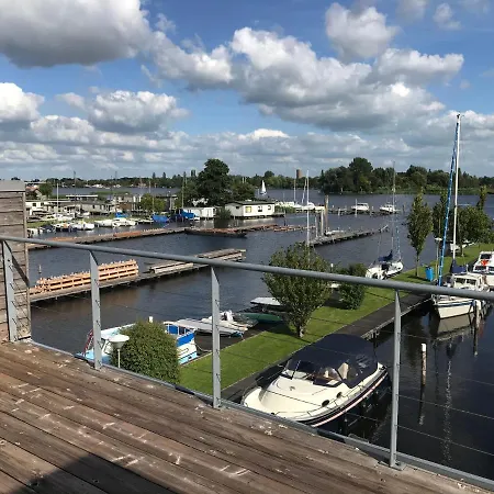The Boathouse With Boat Villa Aalsmeer Exterior photo